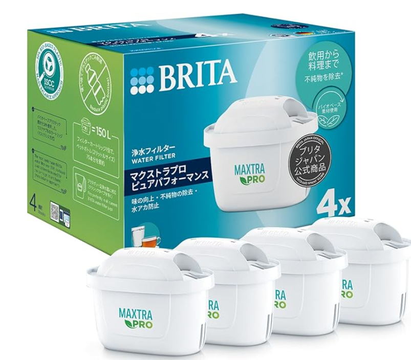 【買って正解】ブリタ マクストラプロ 浄水フィルターってどんなもの?私が選んだワケ!