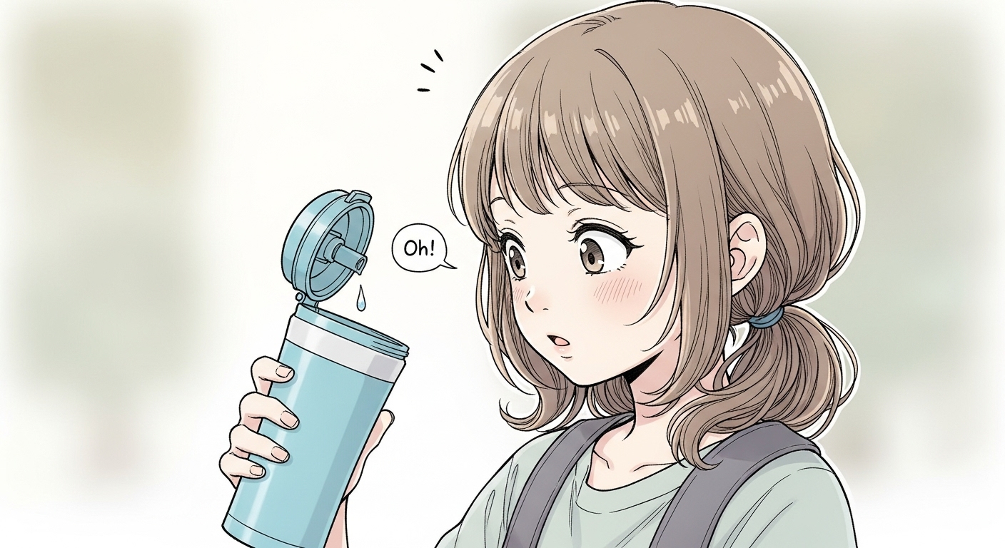 傾けると-フタの-飲み口から-中身が-こぼれる-可能性が-ある-マグカップ